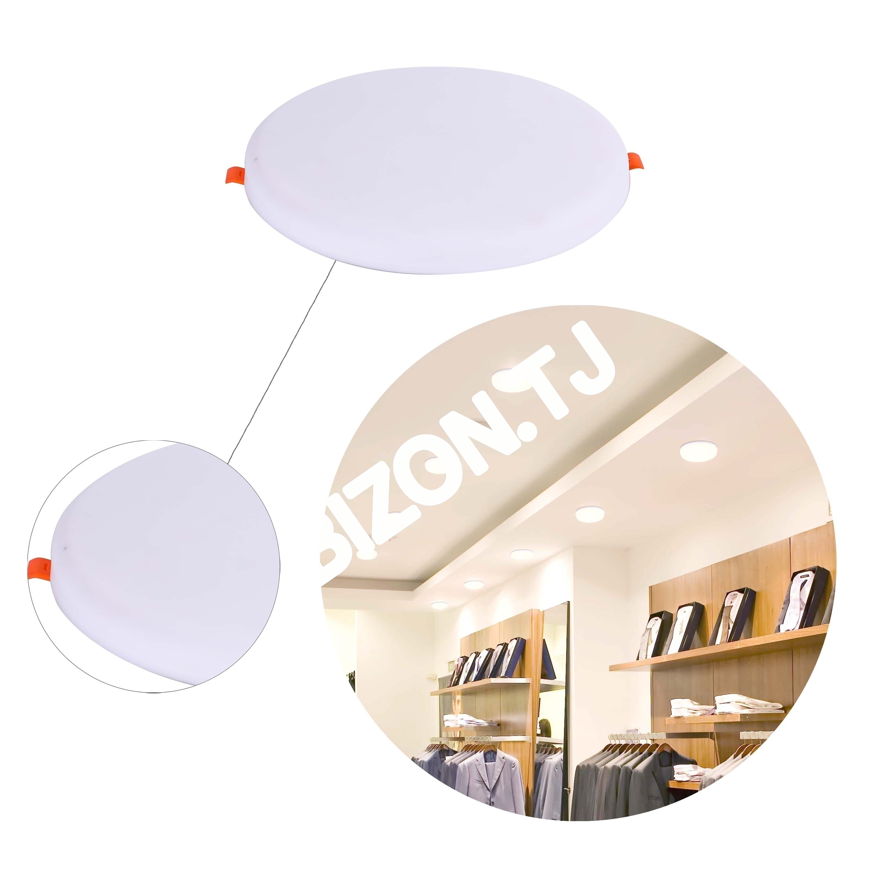 Светильник-панель S / A UNIVERSAL LED круглый панель 18 Вт 6000 К(HG)60, 165-15862 38