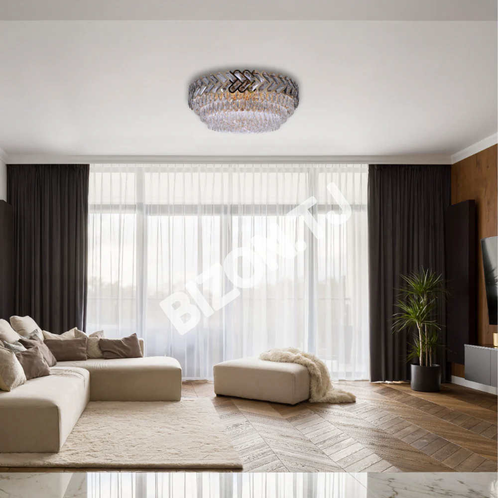 Люстра 3206 E14×13 золотой D800, 159-17930 10