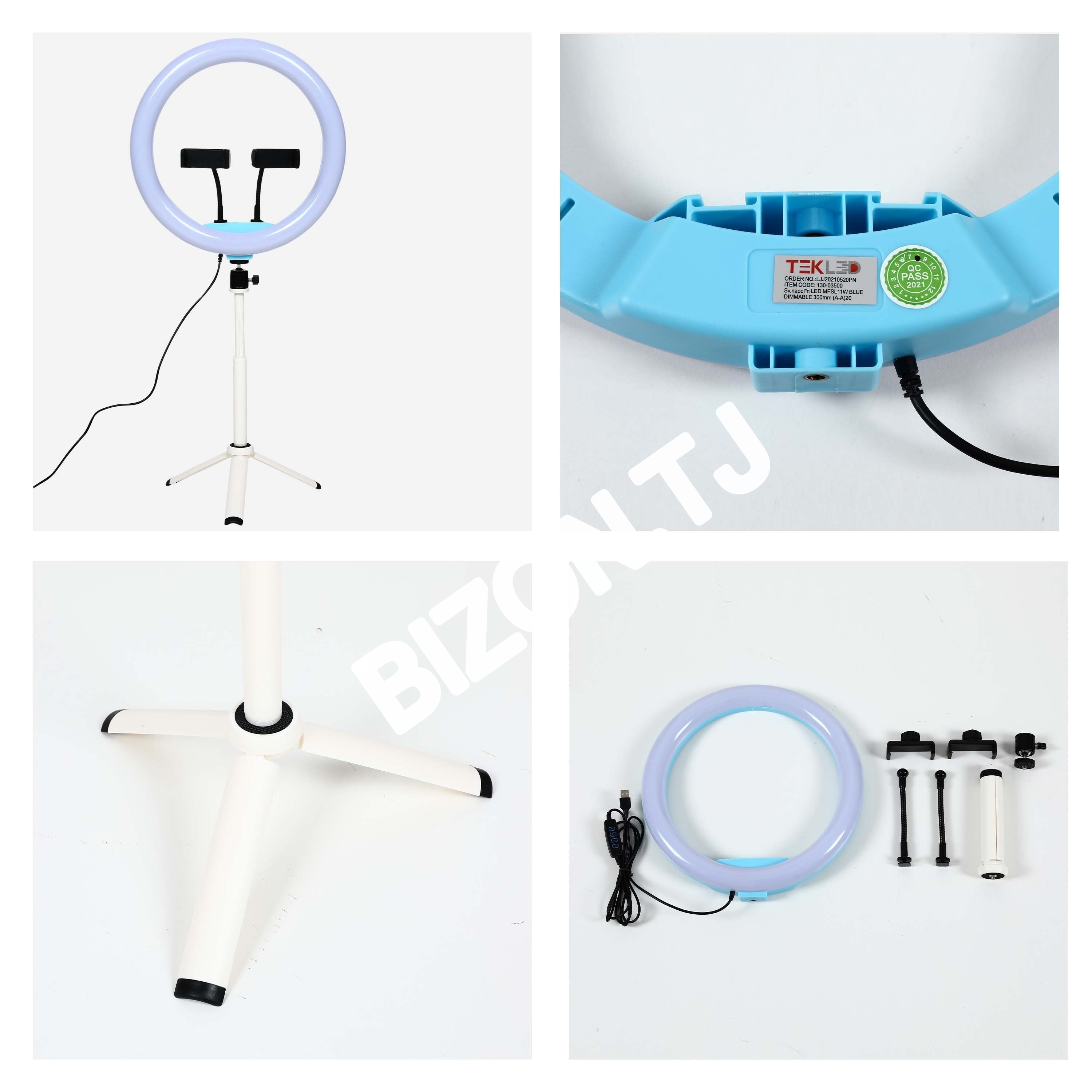 Светильник напольный LED MFSL11 Вт BL bez nozhki диммируемый 300 мм, 130-03504 23