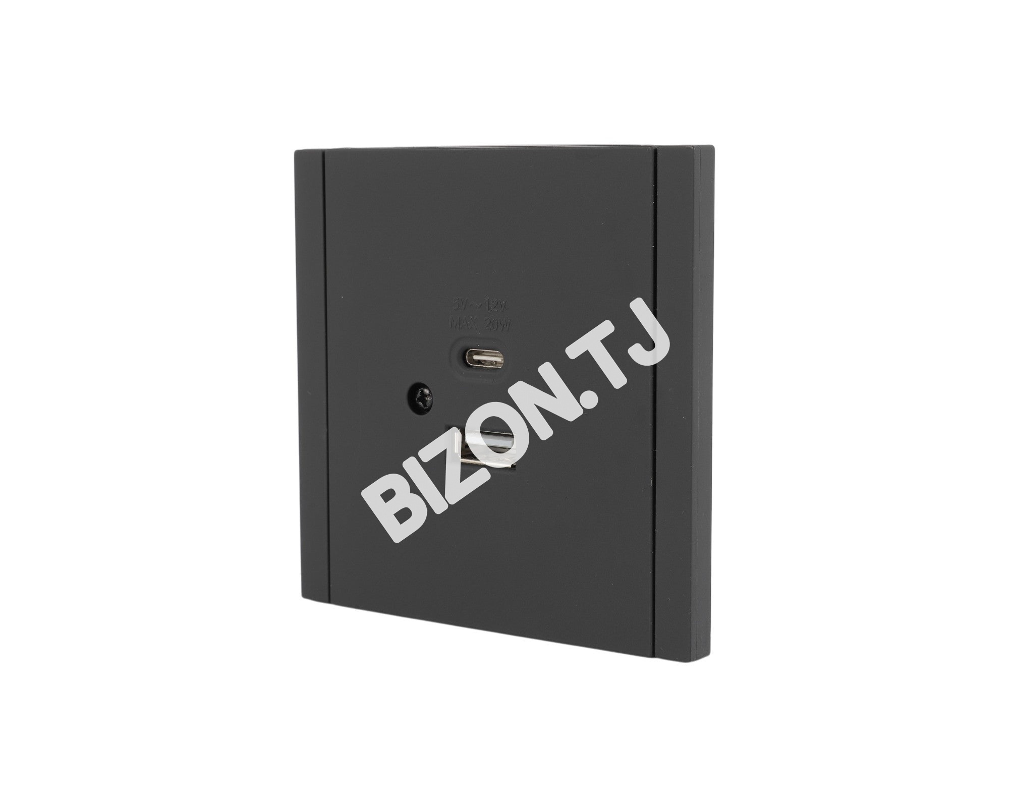 Розетка USB+TYPE C 20Вт, с / у, Черная, серия NIZMO, ELECTRIC 96 / 8, 283-03530 3