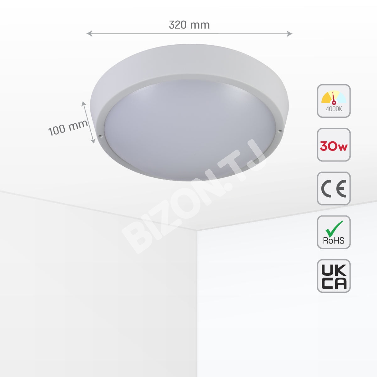 Светильник Oval LED FDD200 15 Вт белый 4000 К IP65, 181-15363 13
