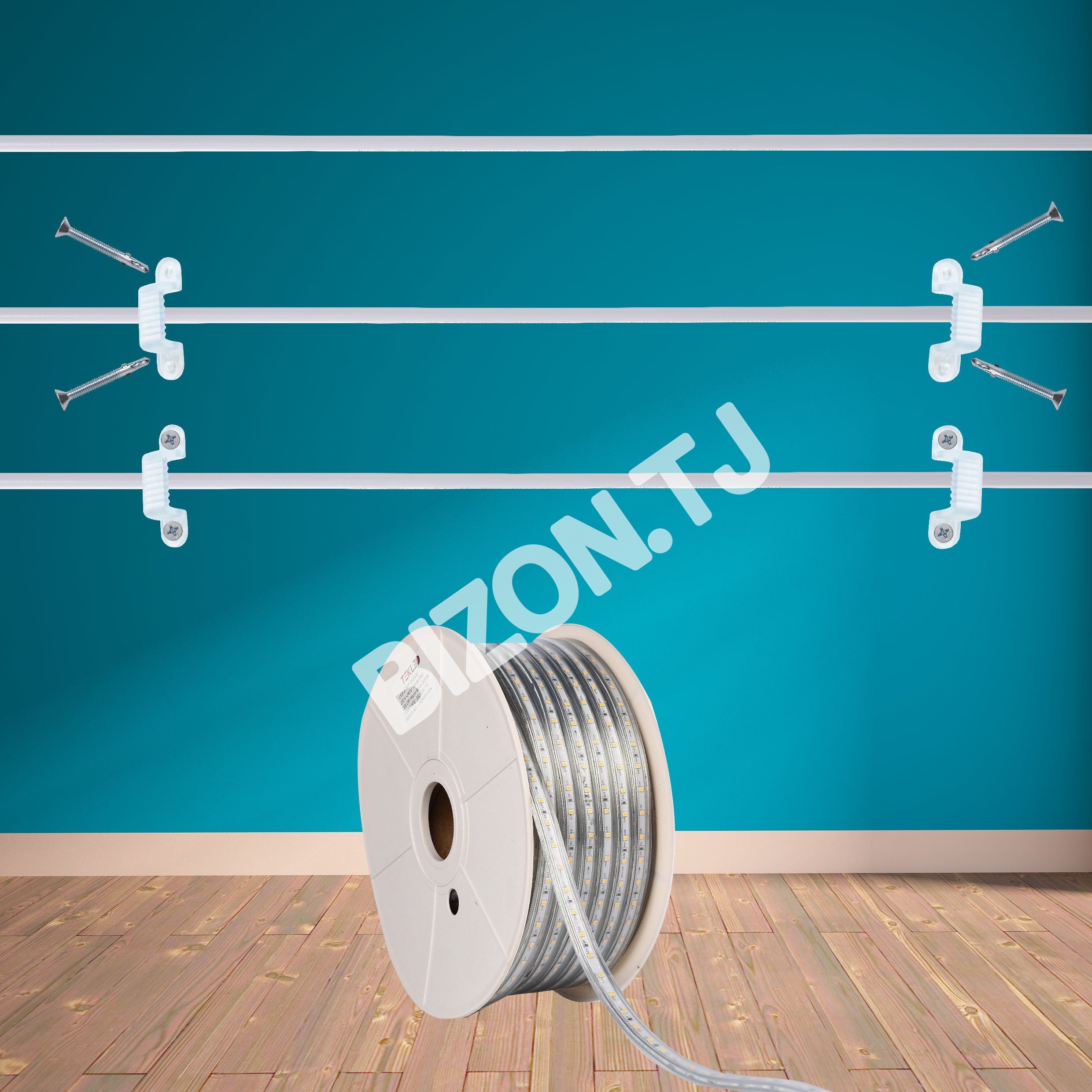 LED lentа 2835 / 60L 220 В оранжевый 7 Вт / M IP6550 м, 582-03271 35