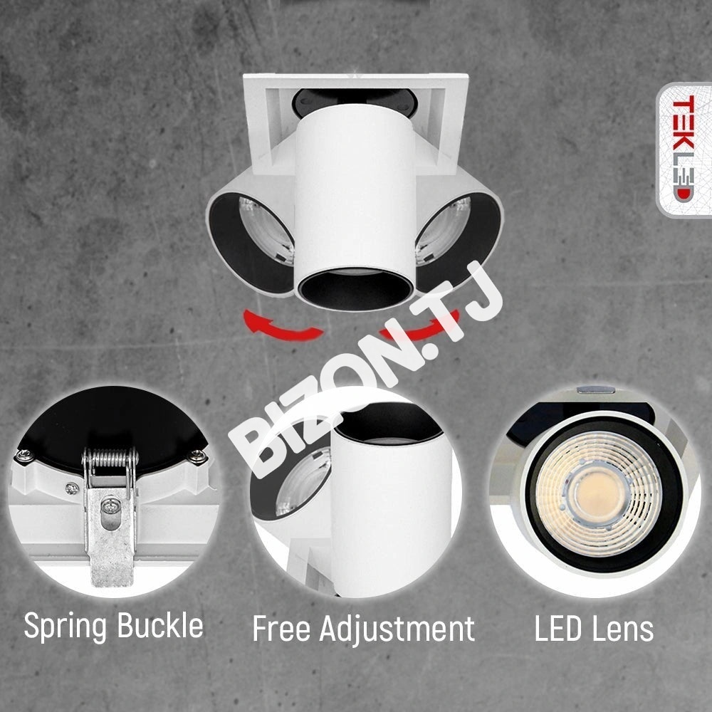 Светильник даунлайт LED DURBUN 2*10 Вт 4000 К WH 12, 165-03942 17