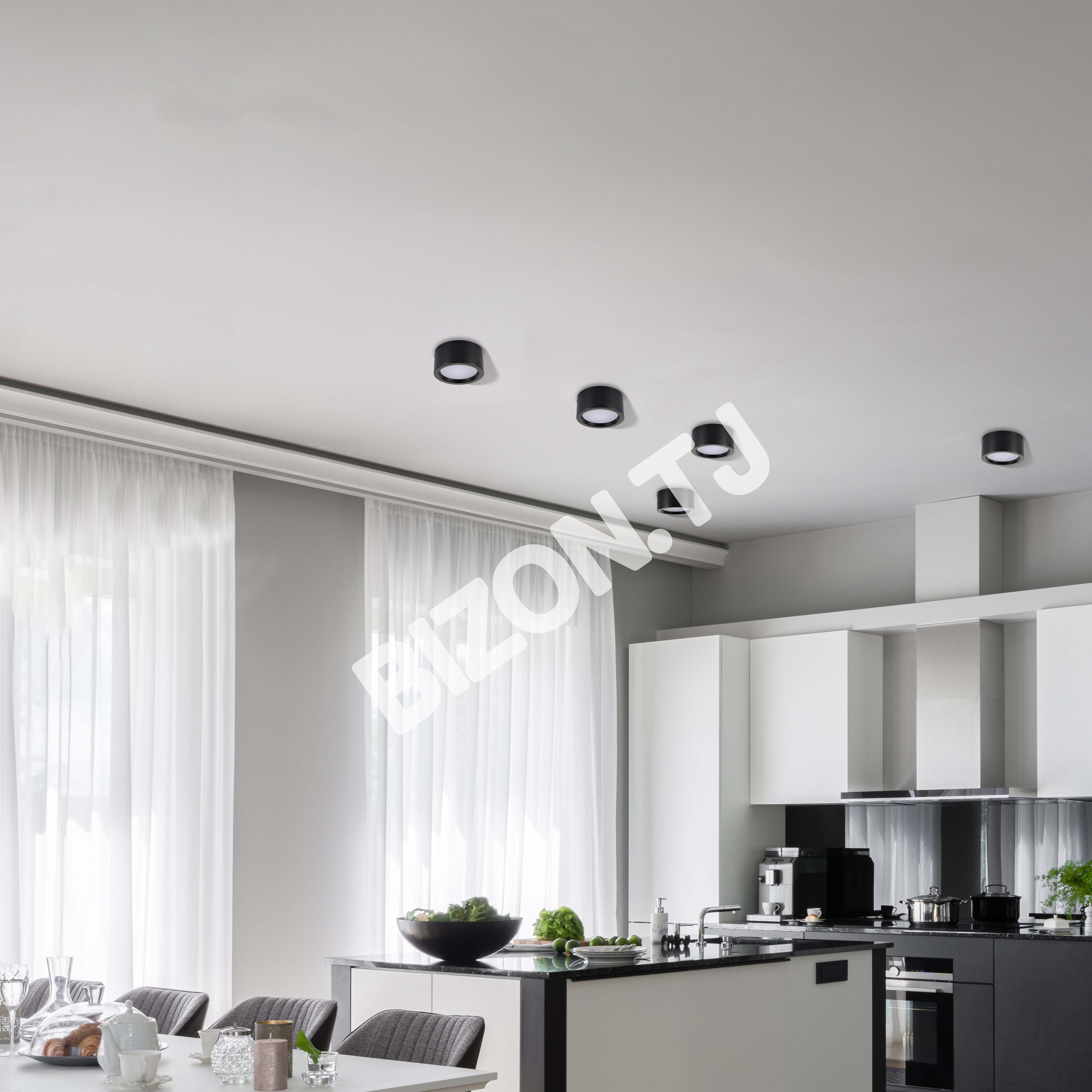 Светильник даунлайт LED MIRA 10 Вт 3CCT черный, 165-15973 19