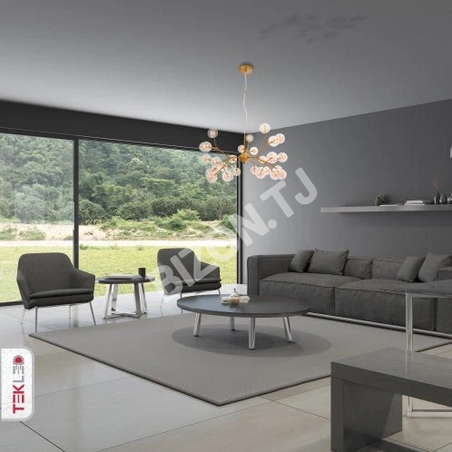 Светильник Neuron модель золотой and Amber Chandelier потолочный светильник с 27xG4s, 158-19616 6