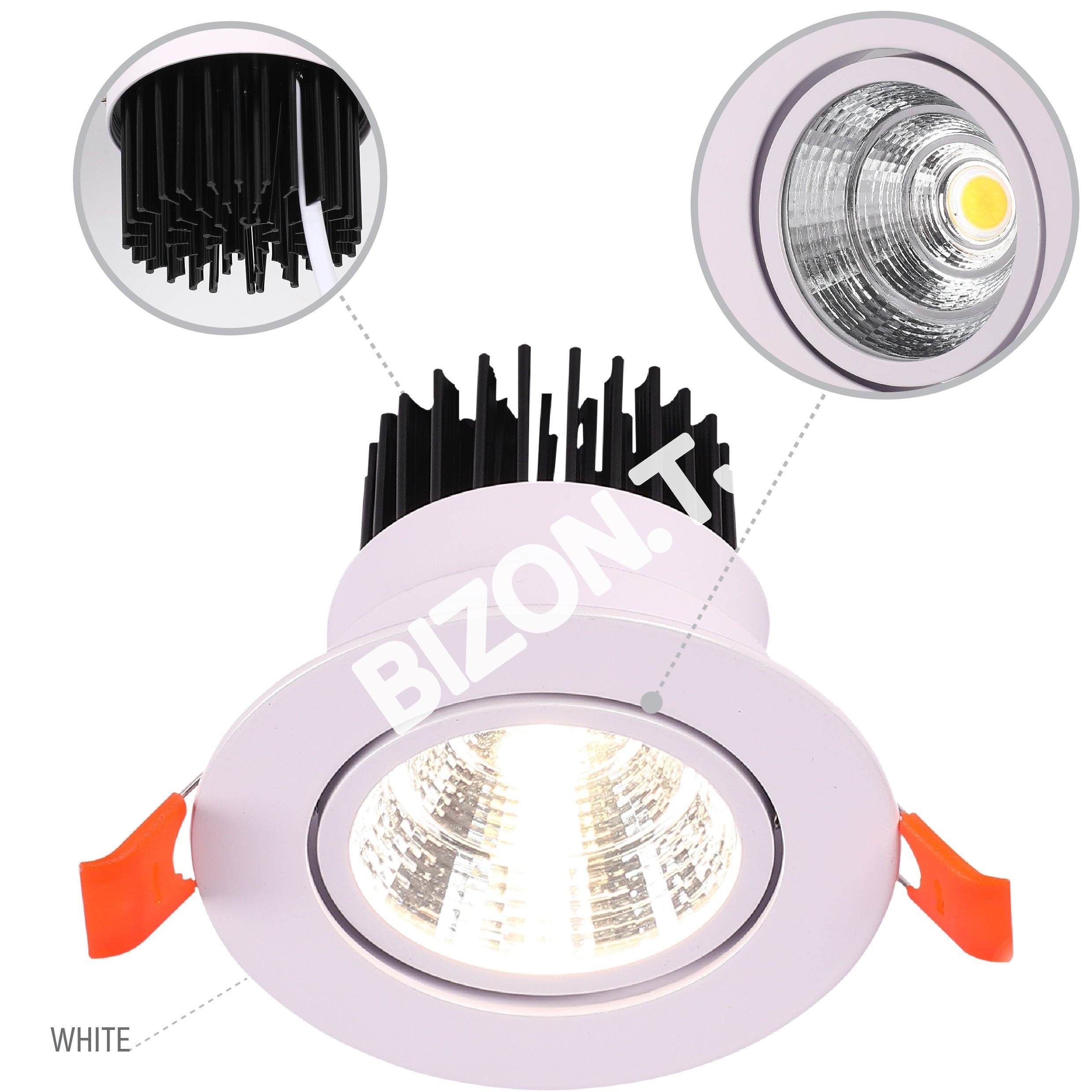 Светильник точечный LED COB 5 Вт 3000 К белый, 145-030010 28