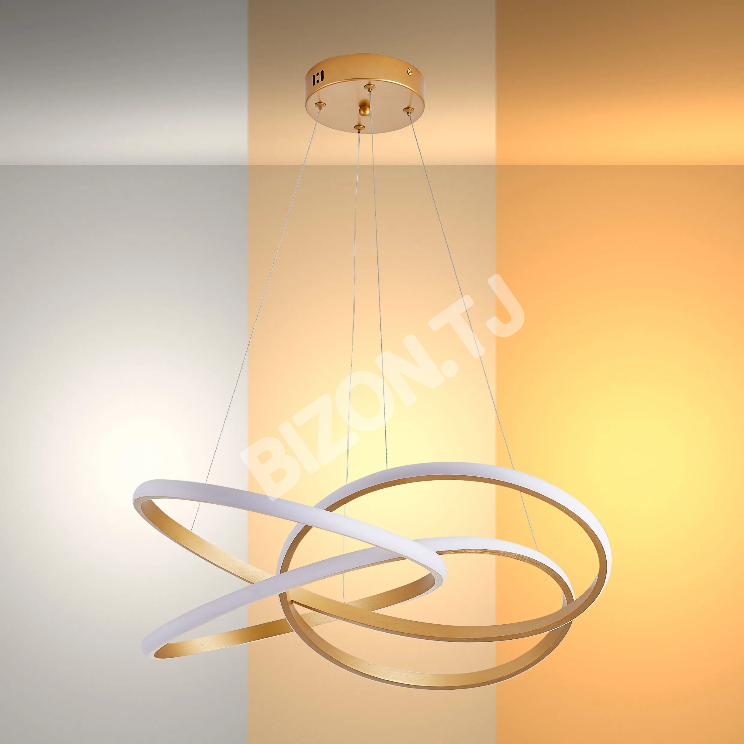 Люстра LED BS0730-BK 54 Вт песочный черный 3CCT, 159-18468 9