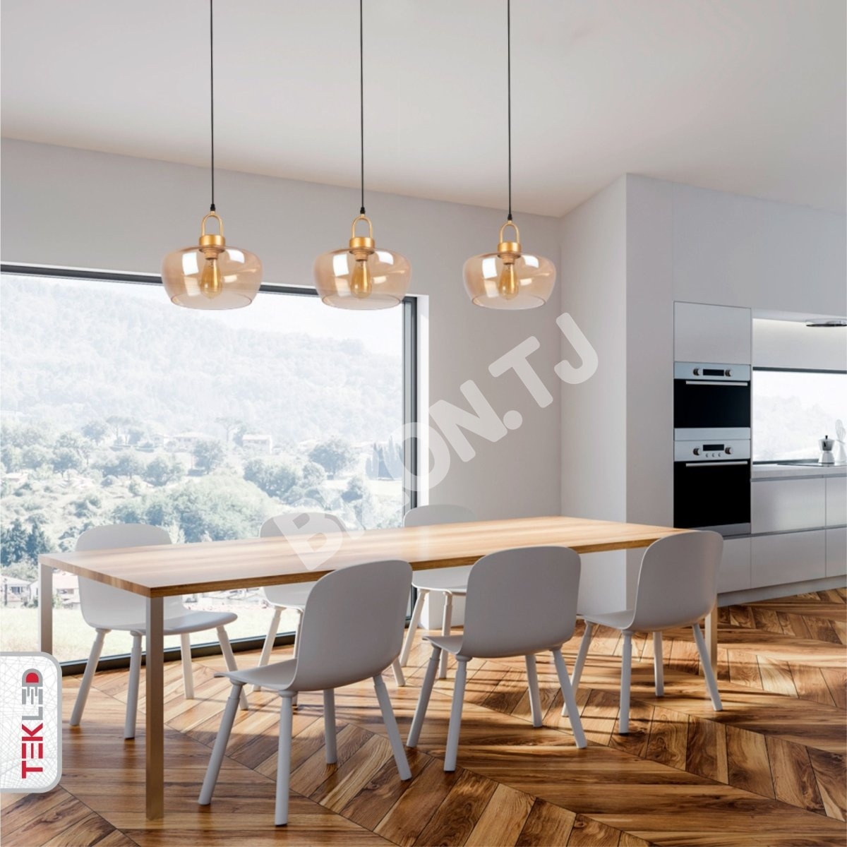 Люстра MIELE GRANDE 40 Вт 1xE27 D300xH12001, 159-17496 6