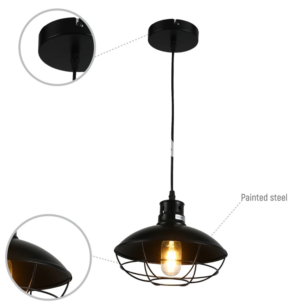 FIRMATO E27 Large черный D250, 159-18127 6