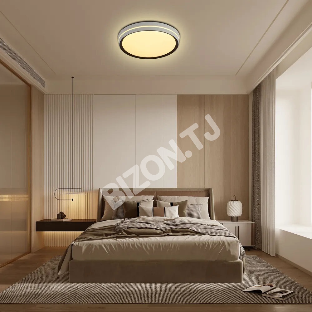 Светильник LED потолочный Светильник EGLO 30Wx2 черный D400 6000 К / 40, 165-16026 4