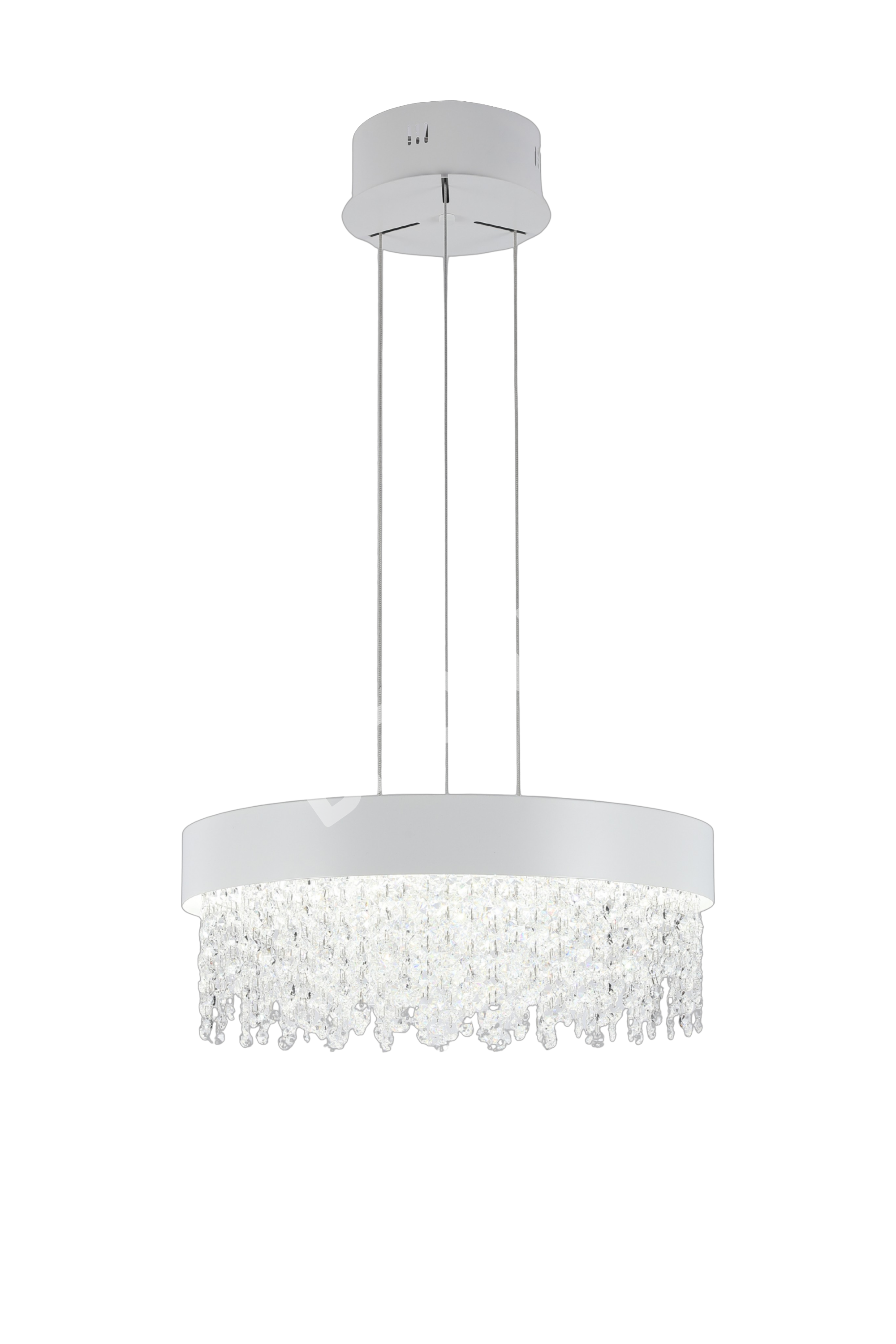Люстра Crystal Q3606 3CCT белый D500мм, 159-18578