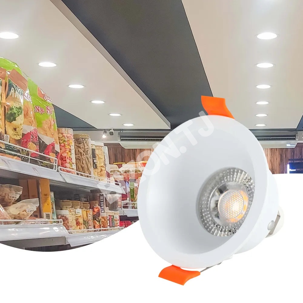 Светильник Extra Low UGR Fixed Aluminium даунлайт T-101 IP20 GU10 черный круглый, 143-03996 11
