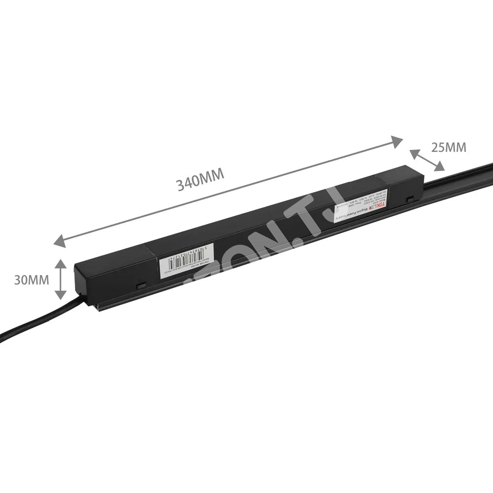 Трековый светильник магнитный SLIM трековый светильник Power Source 100 Вт черный, 169-03953 2