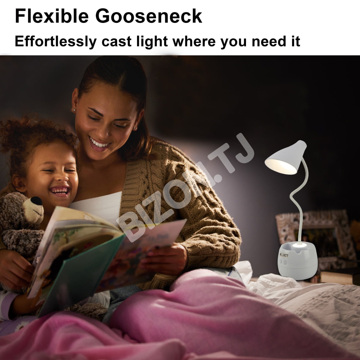 Portable Cone LED Desk светильник с Pen Box USB Charging Three-Step Dimming с Flexible Arm Cool белый 6 Вт 3000 К / 4000 К / 6000 К, 130-03761 3