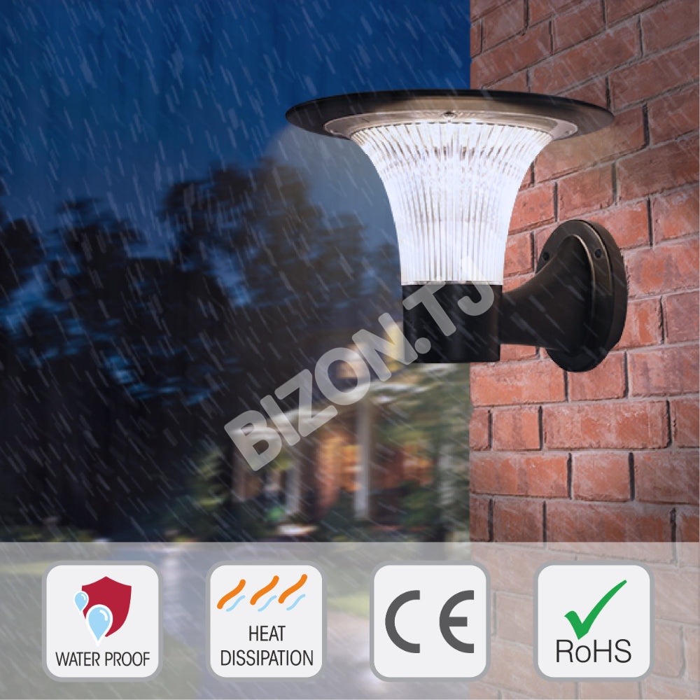Светильник SOLAR LED Bollard Pathway 15 Вт светильник черный 4000 К+60, 260-03582 5