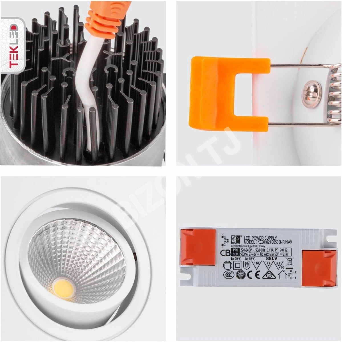 Светильник LED OC003B 2×5 Вт 3000 К черный UK IP20 3, 165-0332791 15