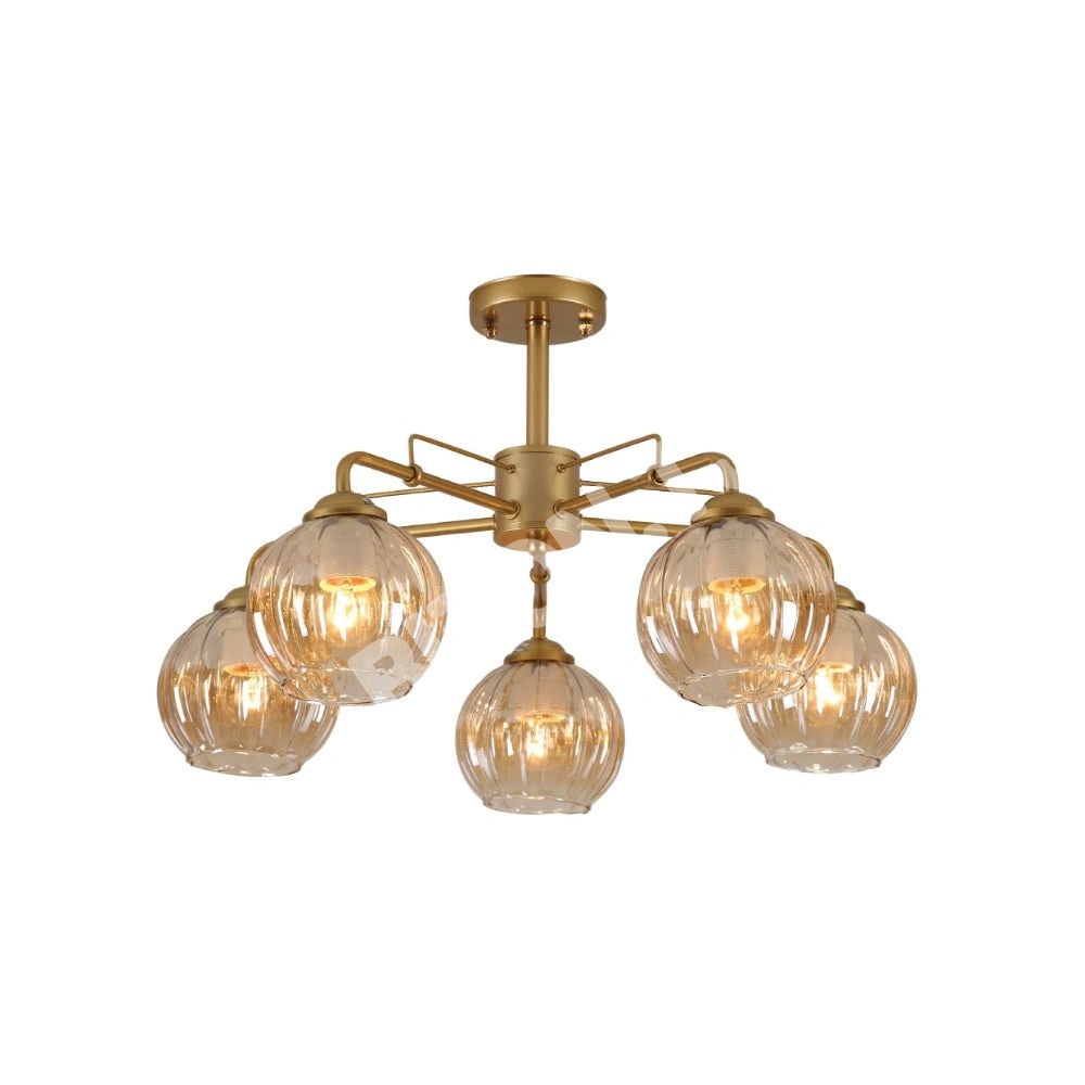Люстра 52040 3xE27 CHAMPAGNE+золотой, 159-17652