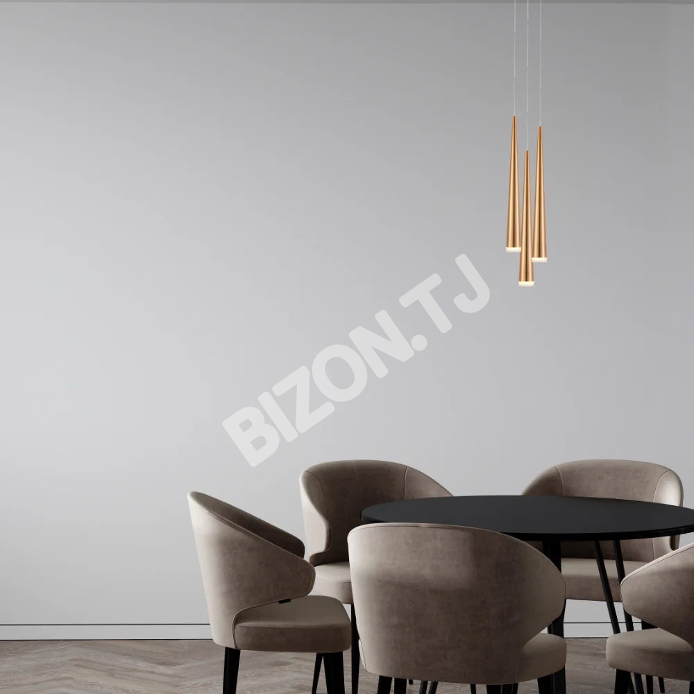 Светильник SY1116 GU10 ACRYLIC золотой 60×495, 172-03162 4