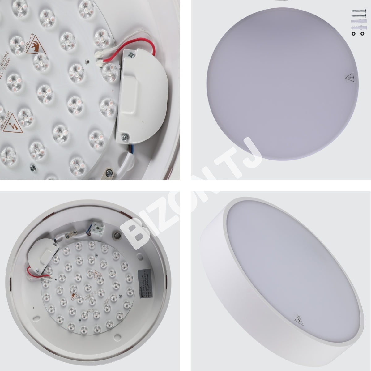 Светильник квадратный LED TT100 24 Вт белый 4000 К IP65, 181-15362 15