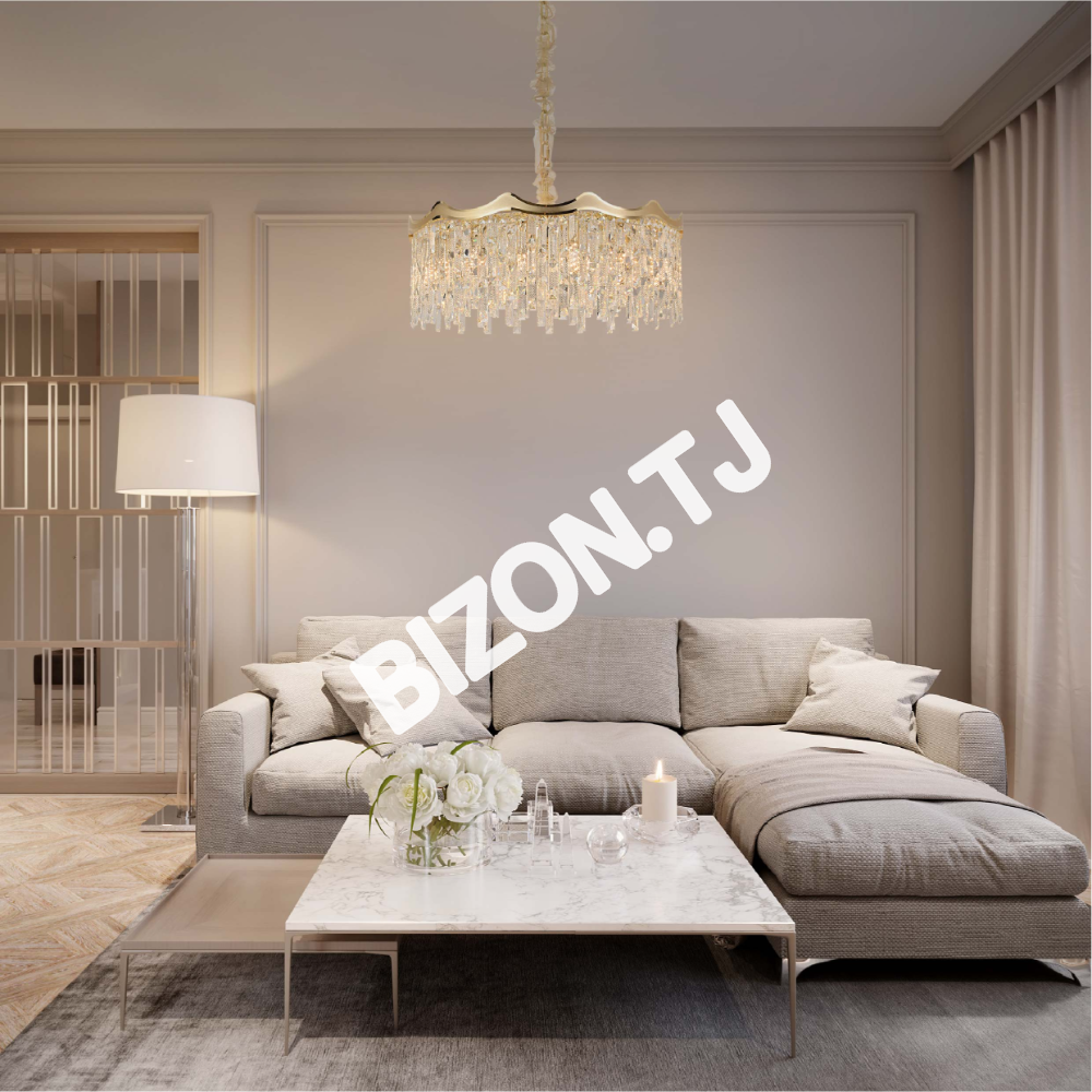 Люстра C7929 14xE14 хром 980 мм*380 мм, 159-18100 24