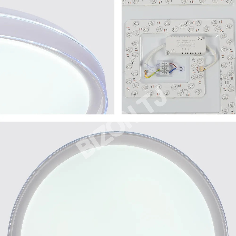 Светильник LED потолочный Светильник MASIERO 40Wx2 белый D500 6000 К, 165-16023 7
