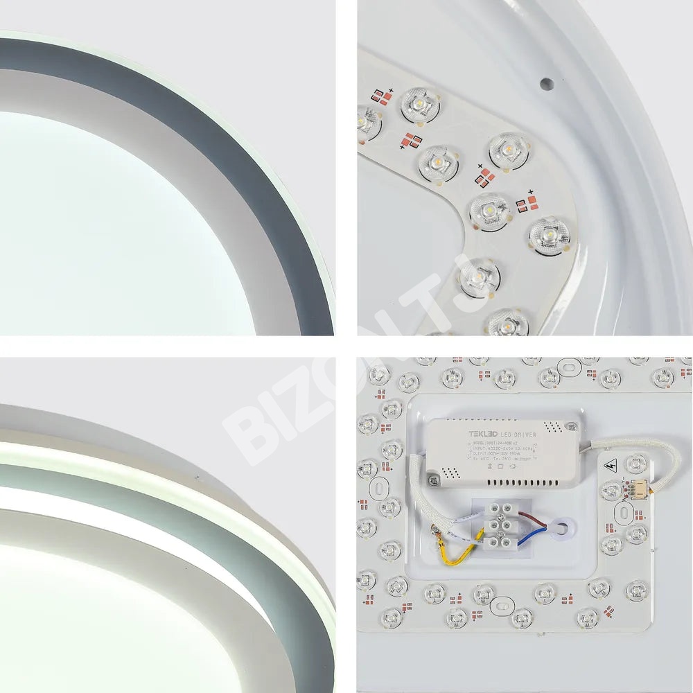 Светильник LED потолочный Светильник STL400 30Wx2 синий D400 6000 К, 165-16003 7