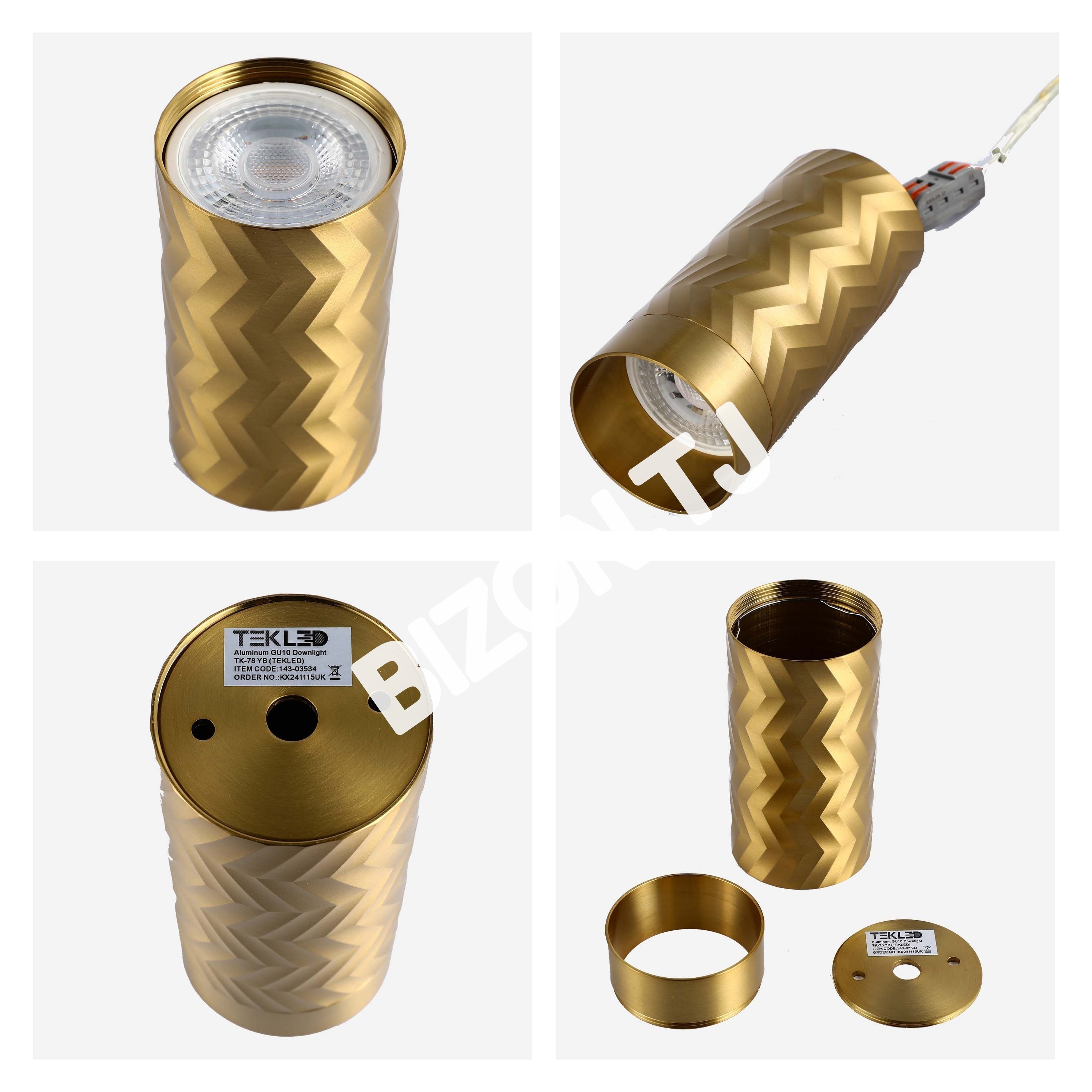 Светильник Aluminum GU10 даунлайт TK-76 AB, 143-03532 23
