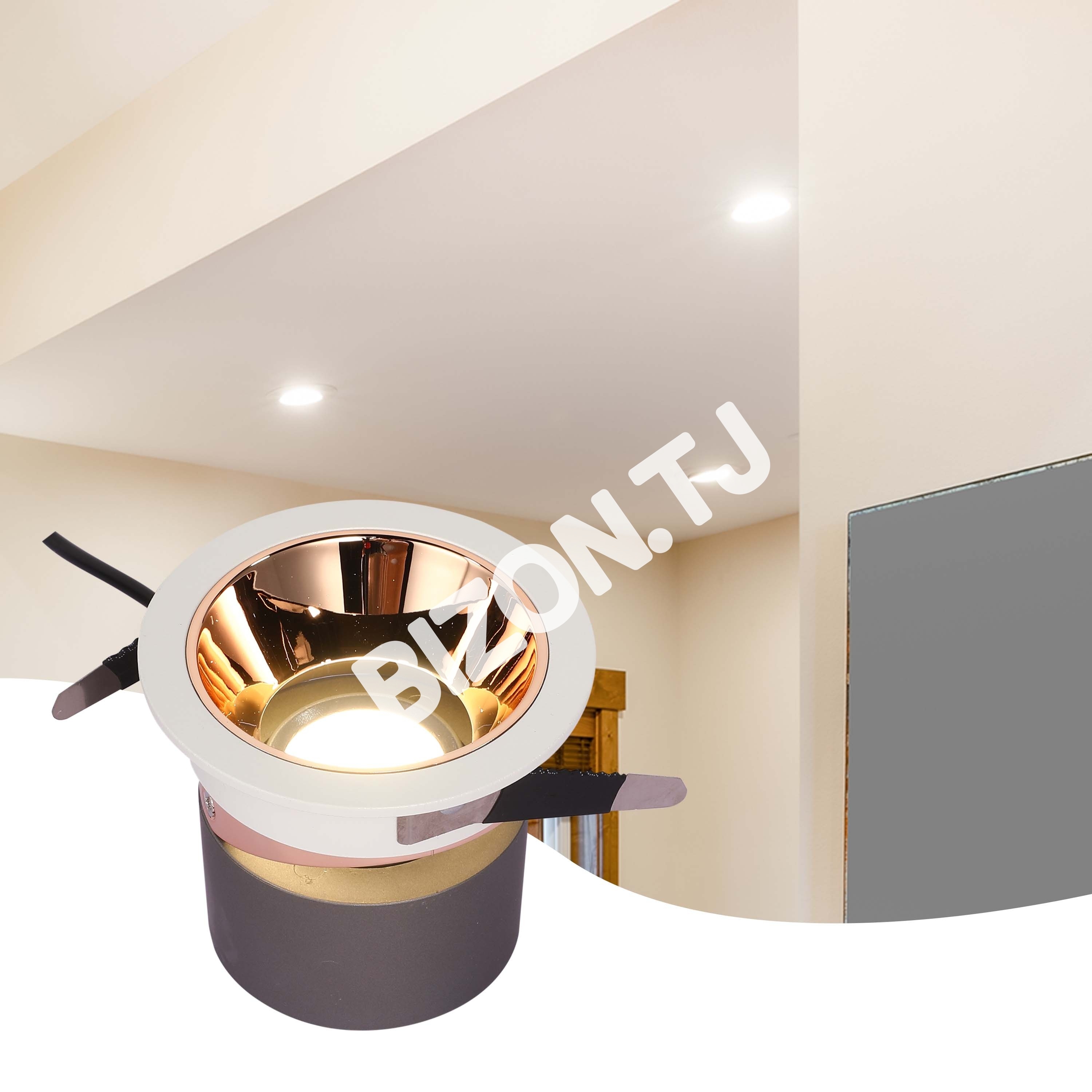 Светильник точечный LED COB 12 Вт черный 4000 К 85-265 В, 145-03102 15