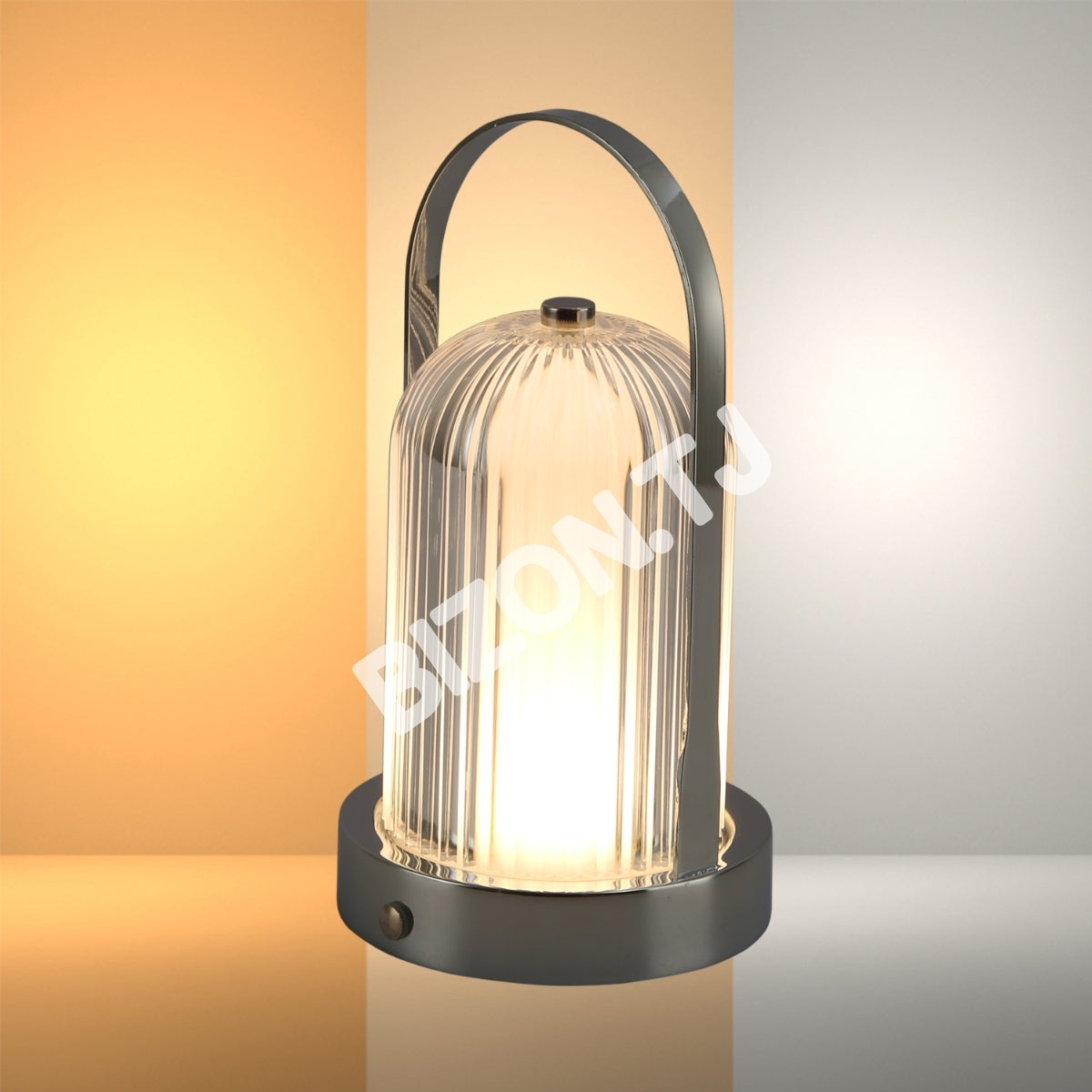 Светильник настольный LED Acrylic D120H230 хром, 130-03722 9
