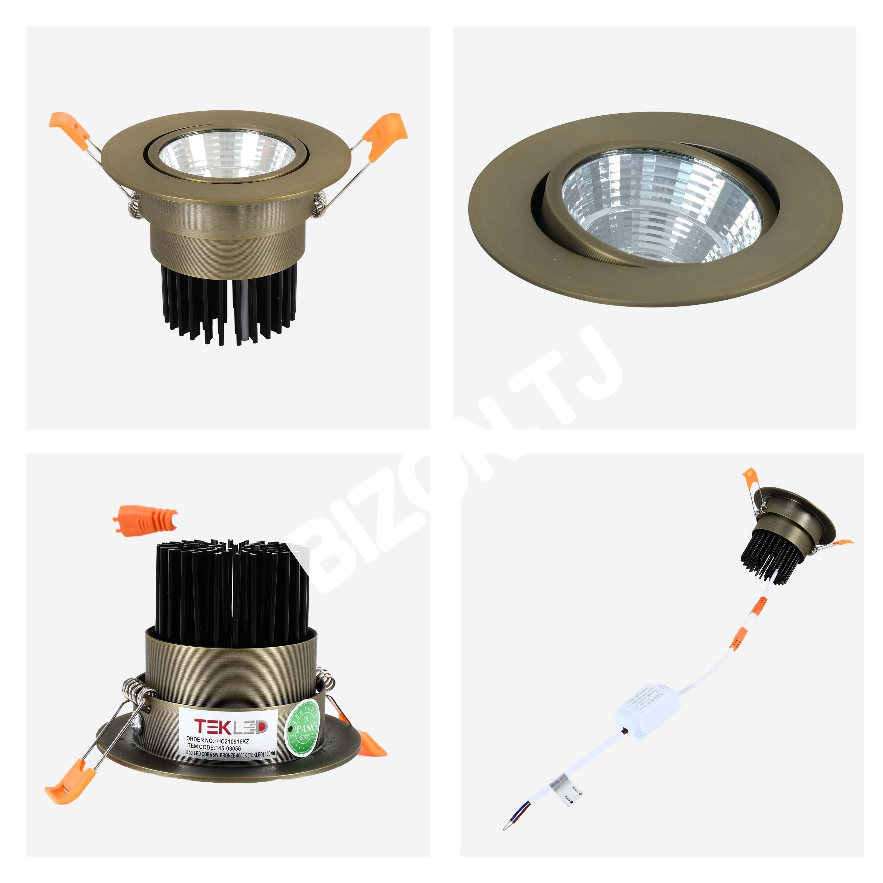 Светильник точечный LED COB 5 Вт 3000 К белый, 145-030010 36