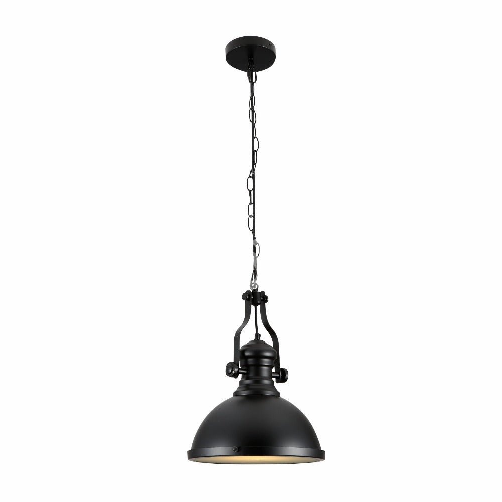 Черный Nautical Industrial Caged Dome Shade стекло металл потолочный подвесной светильник с E27 Fitting, 150-18372