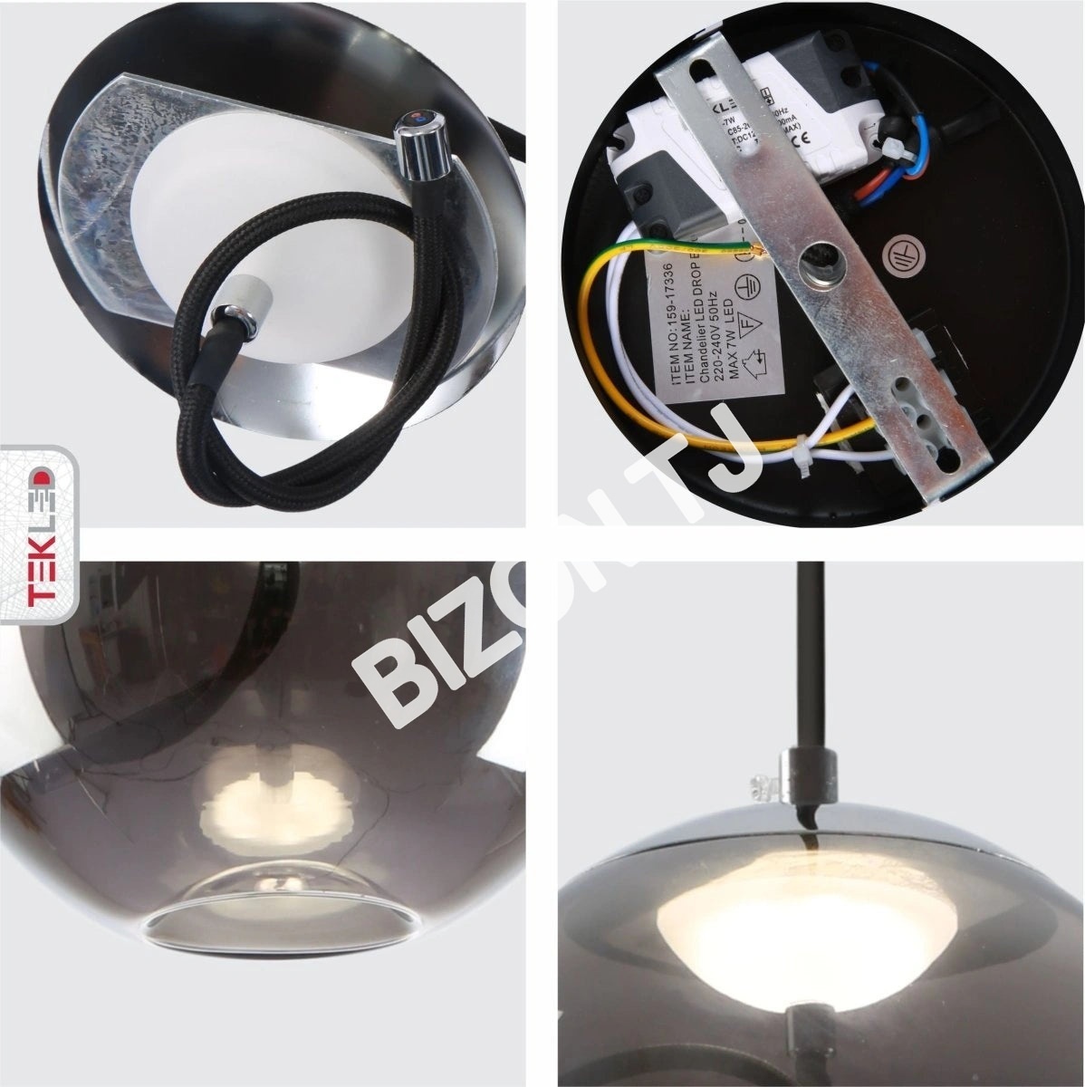 Люстра LED DROP B 180×260, 159-17332 13