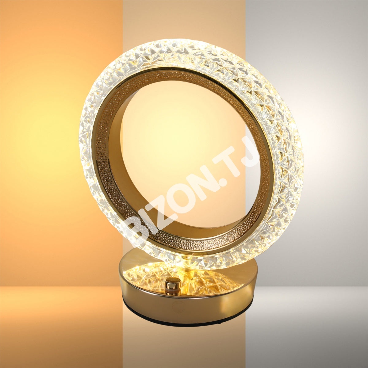 Светильник настольный LED Acrylic D160H185 золотой(T, 130-03728 8
