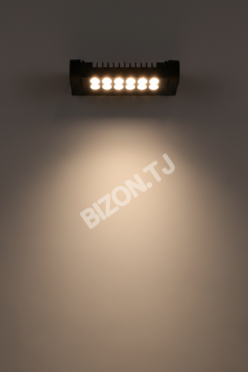Светильник LED настенный Washer светильник черный 12 Вт 3CCT, 182-03460 2
