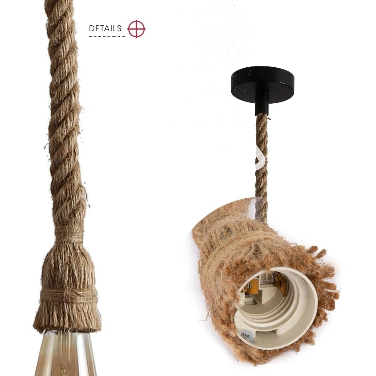 Подвесной ROPE 1.5 м E27, 150-18398 11