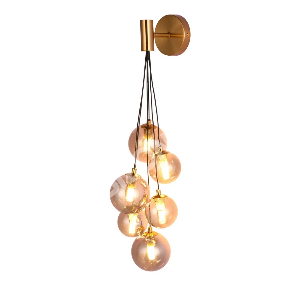 Бра бронзовый Бра 39307-B Smoke 6xG9, 151-20058