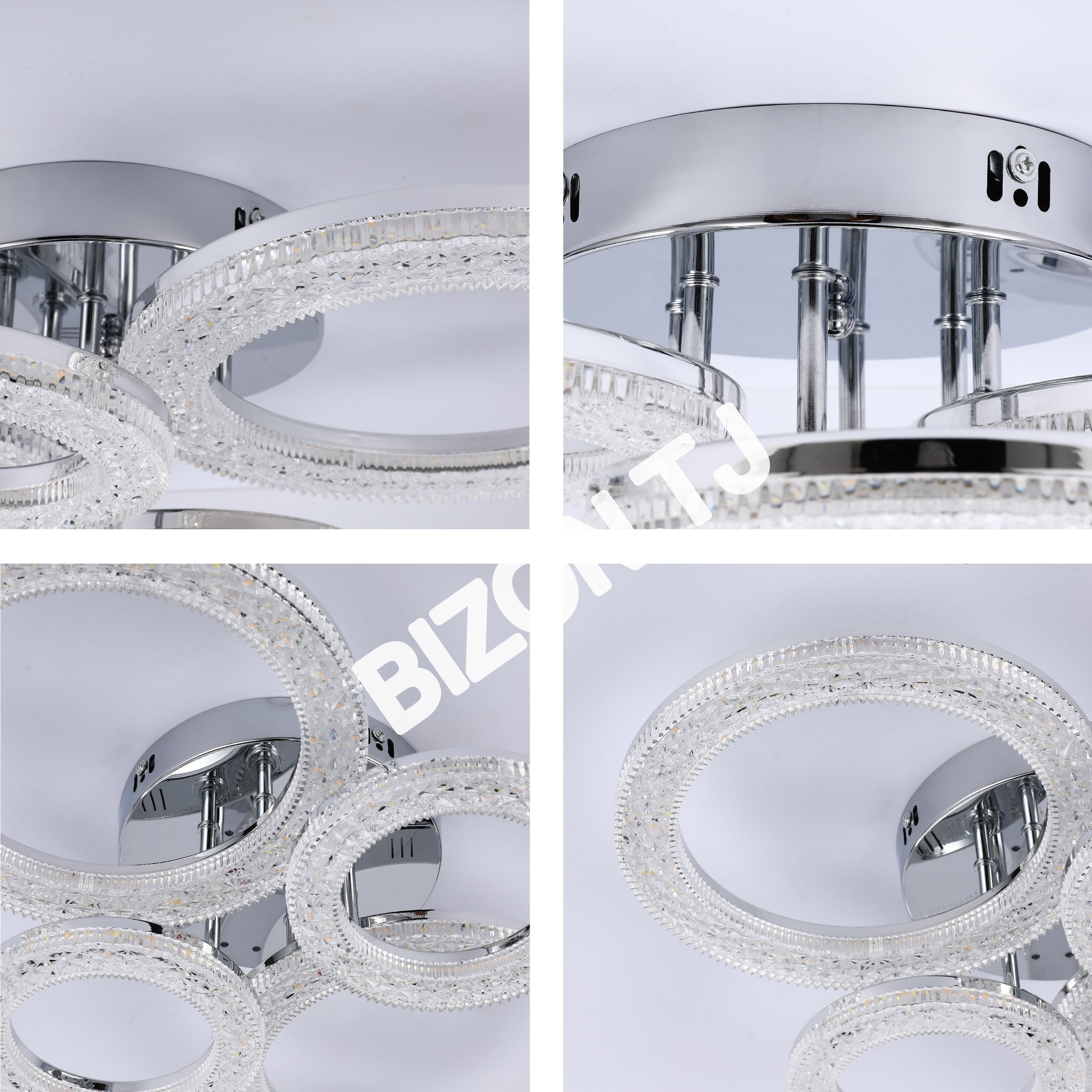 Люстра LED BS0717 63 Вт хром 3CCT, 159-18458 25