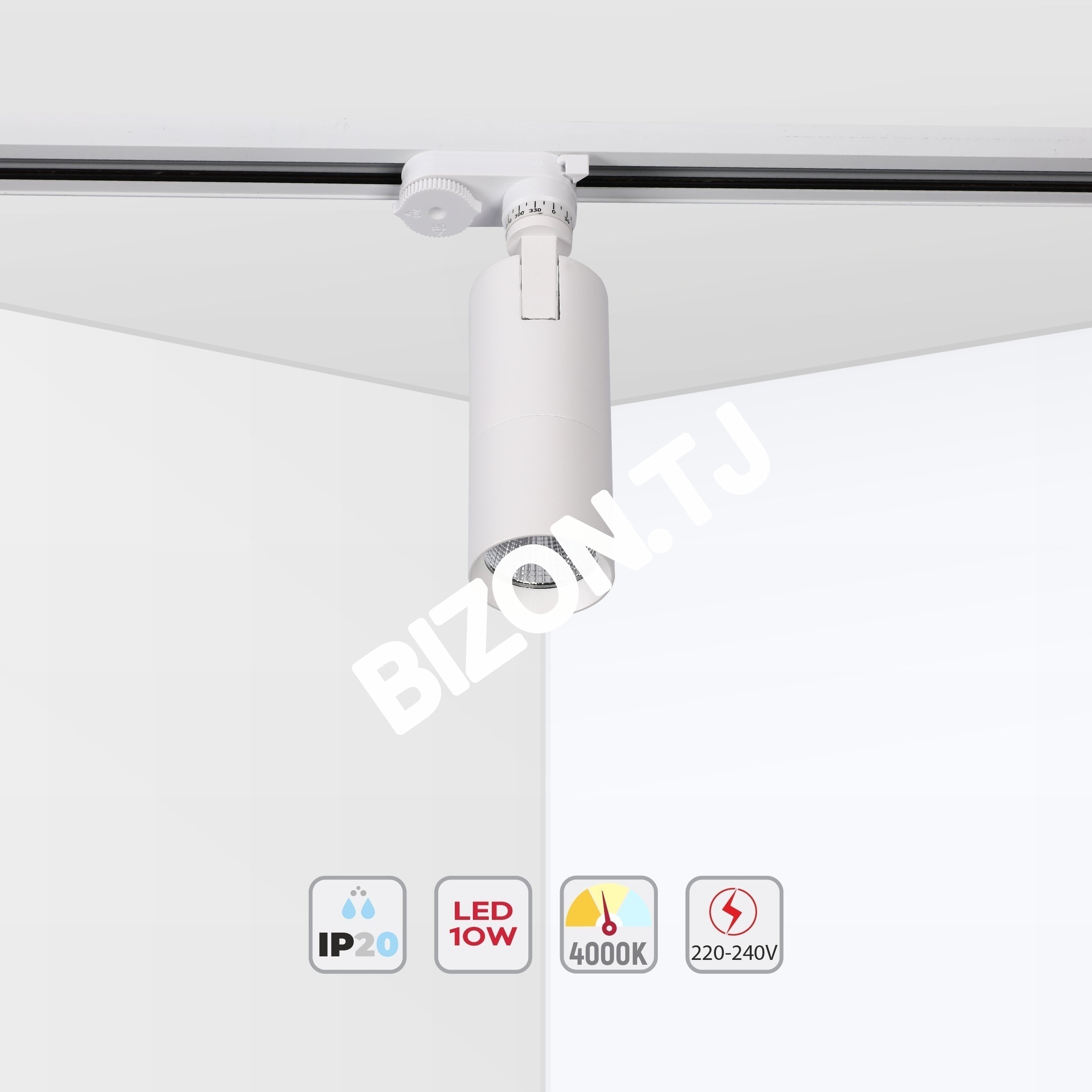 Светильник LED LS-012-75 20 Вт 4000 К белый трековый 20, 174-03860 18