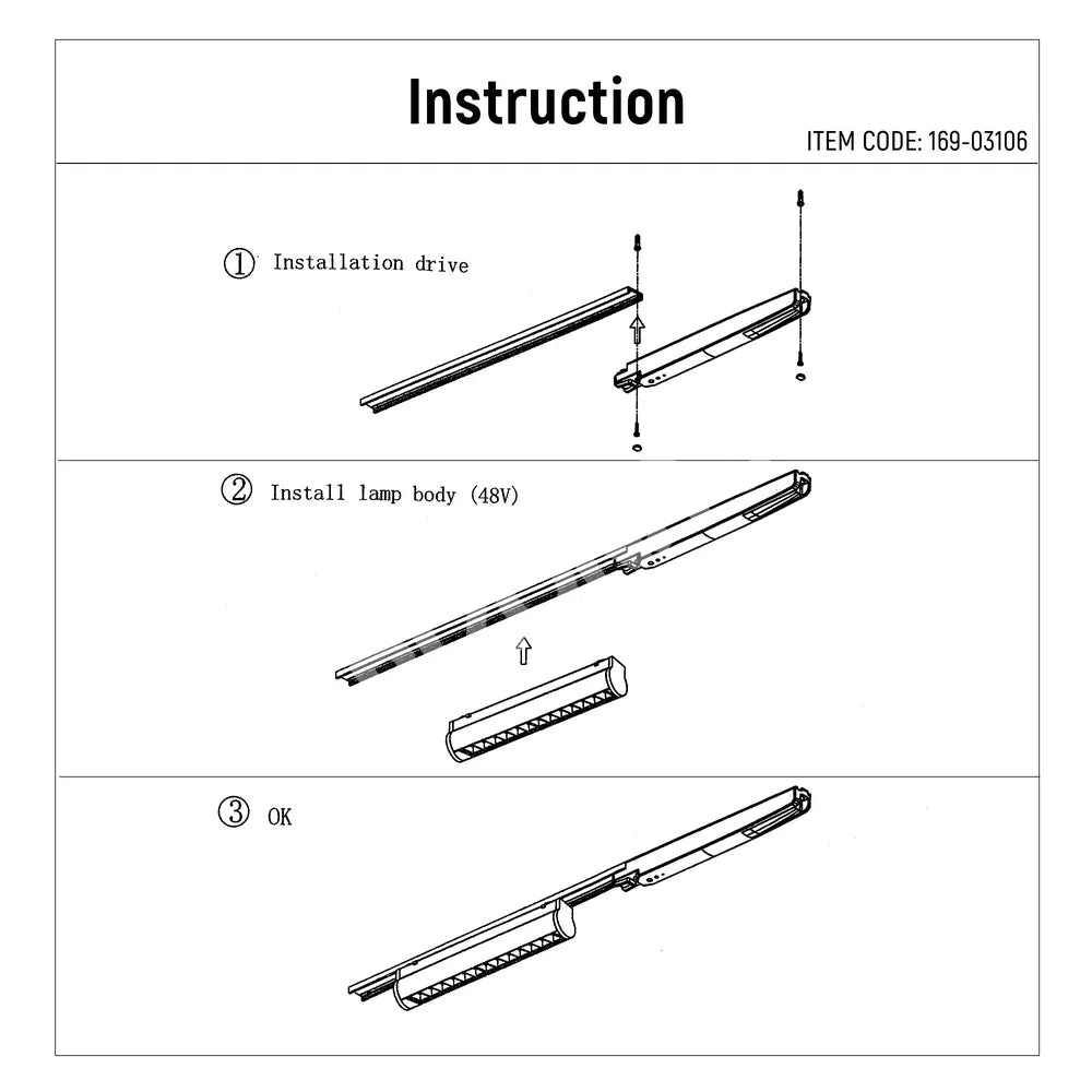 Светильник LED магнитный Adjustable 12 Вт 48 В 4000 К (Регули, 169-03106 8