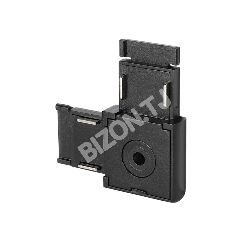 Магнитный SLIM L-Connector черный трековый, 169-03715