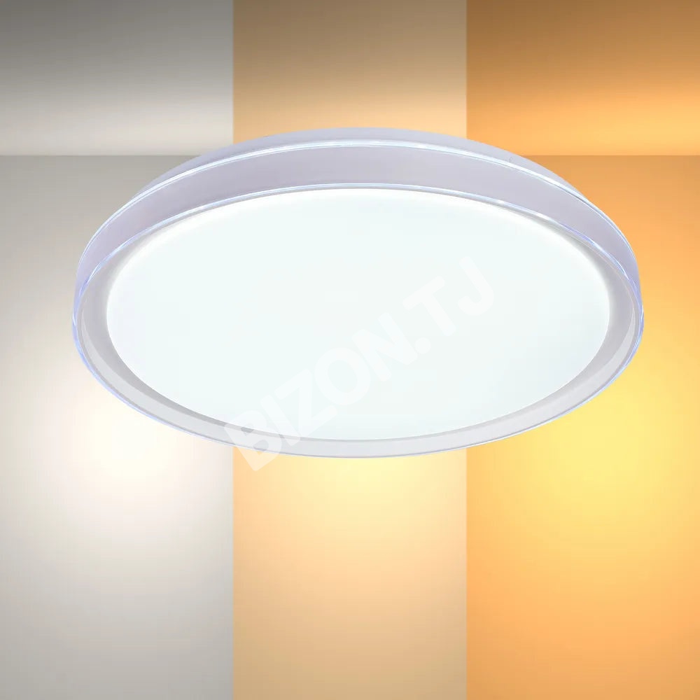Светильник LED потолочный Светильник MASIERO 40Wx2 белый D500 6000 К, 165-16023