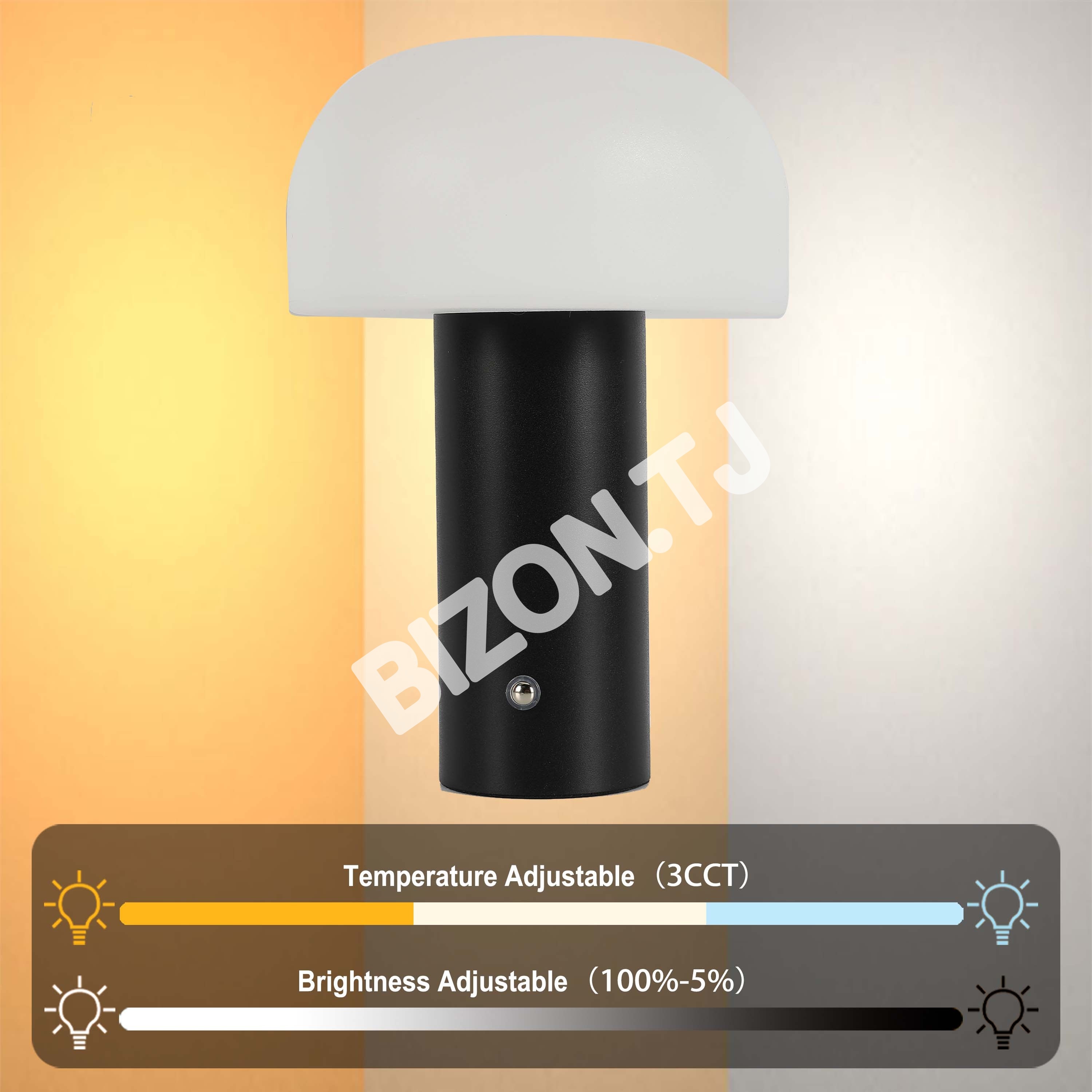 Лампа белый LED настольный лампа D150xH220, 130-03786 8
