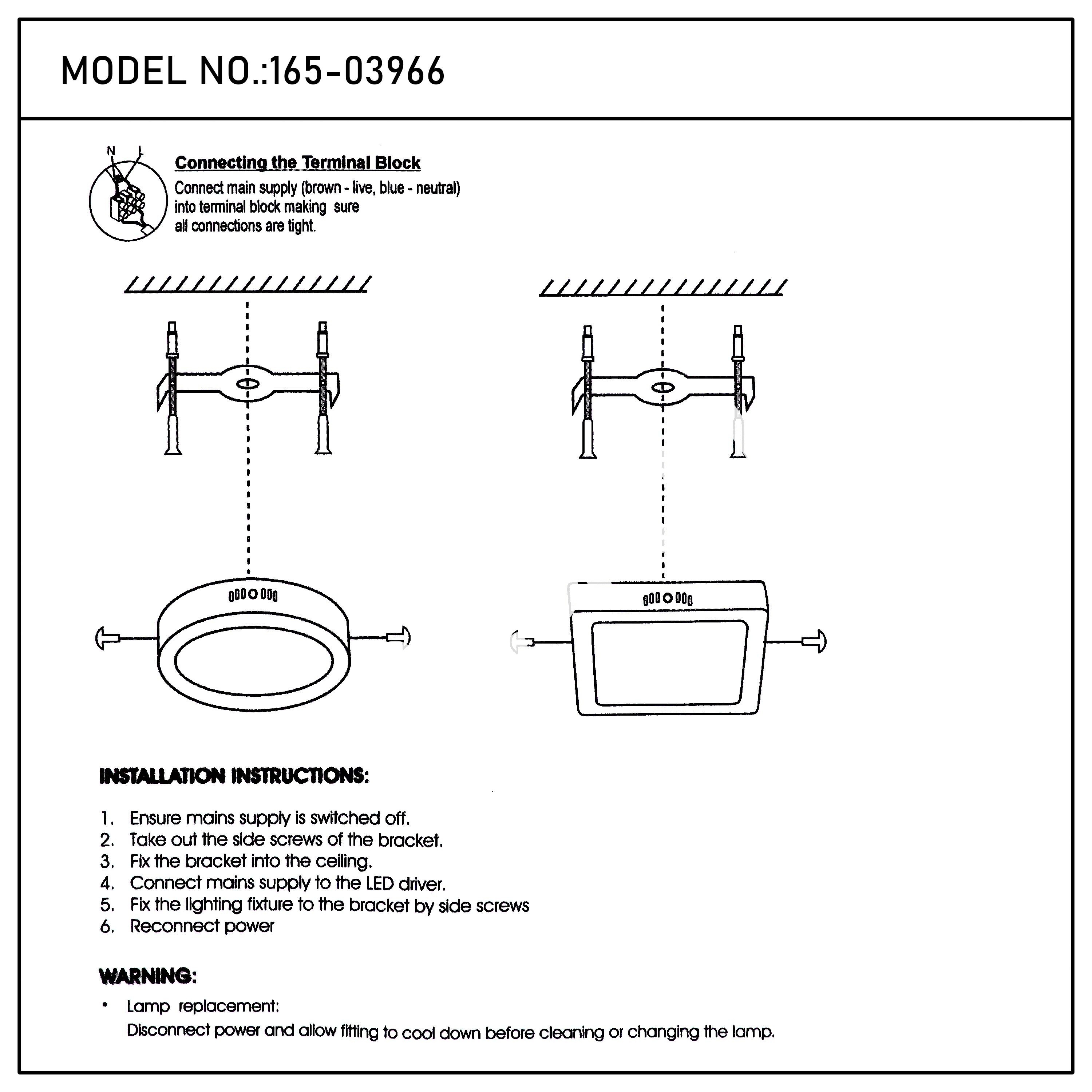 Светильник-панель PL LED KVADRO панель 6 Вт S / U 4000K50, 165-03959 28