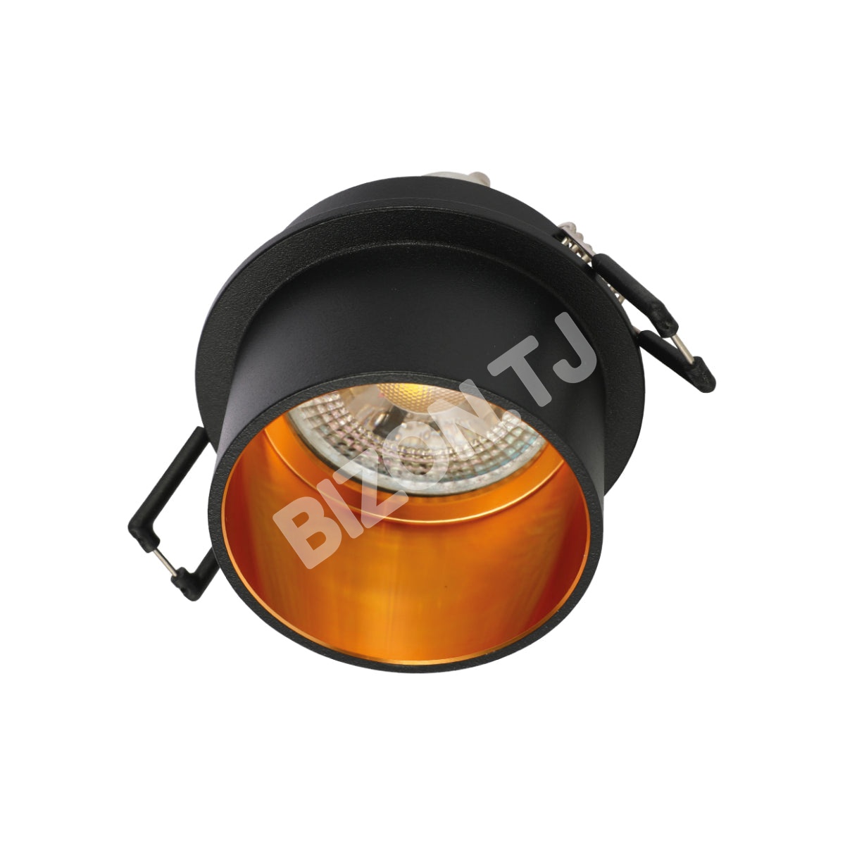 Светильник Aluminium Narrow Beam даунлайт Spotlight черный and золотой, 143-04040 9