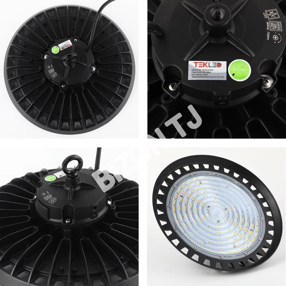 UFO Highbay 200 Вт 3000 К / 4000 К / 6000 К черный, 230-03051 7