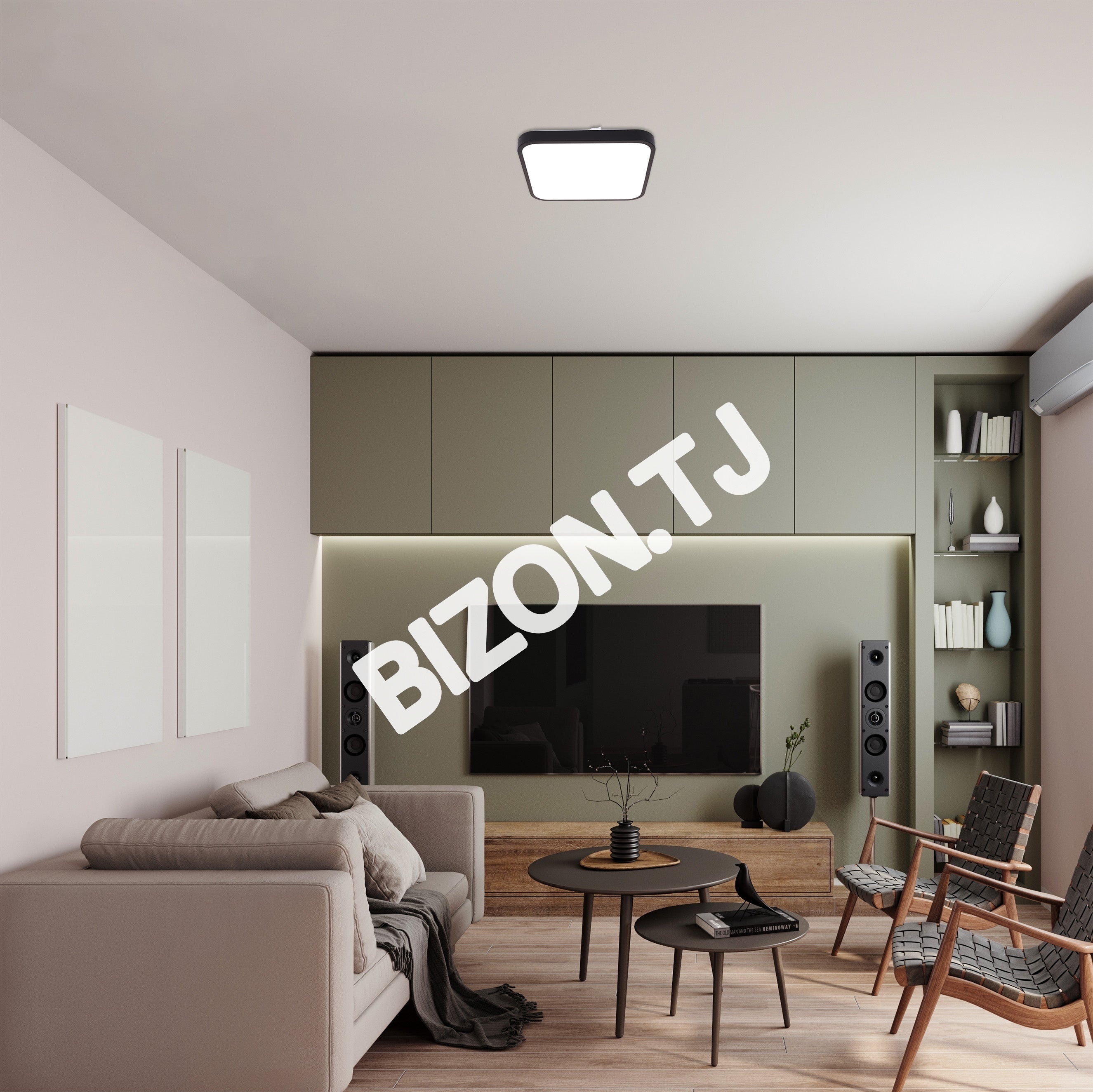 LED RIO-рамка 36 Вт черный 4000 К, 118-03264 12