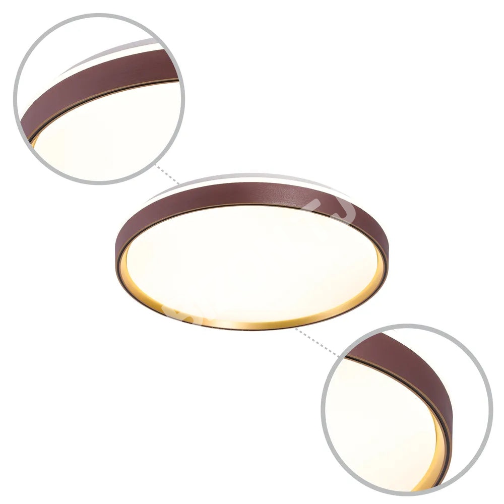 Светильник LED потолочный Светильник LUCE-500 40Wx2 фиолетовый золотой D50, 165-16013 6