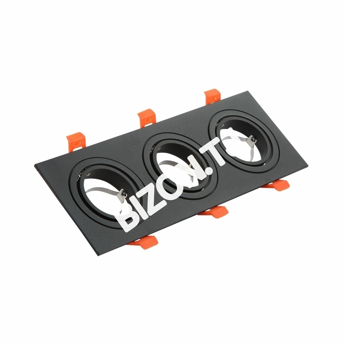 СветильникMR16 GRILLE GU5, 3×2 черный L180xW92xH2550, 165-03892 3