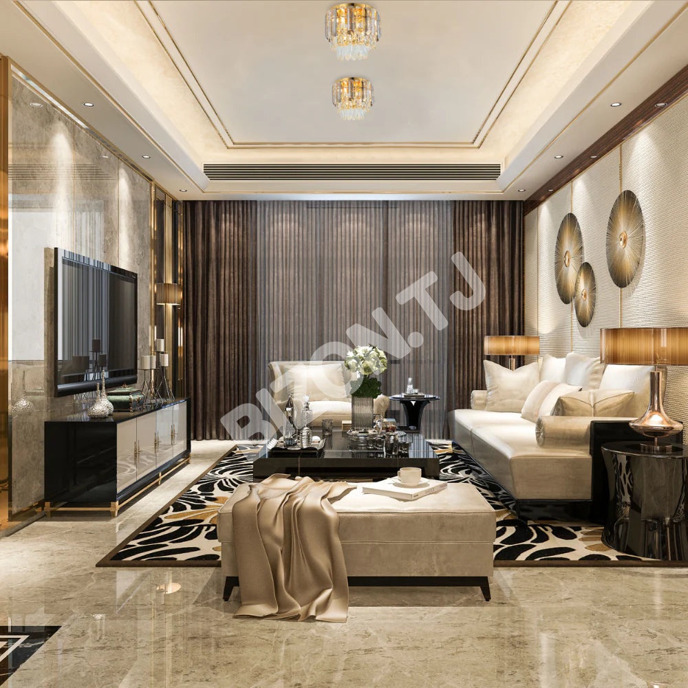Люстра Crystal 3xE14 золотой 300ммx270мм, 159-18104 4