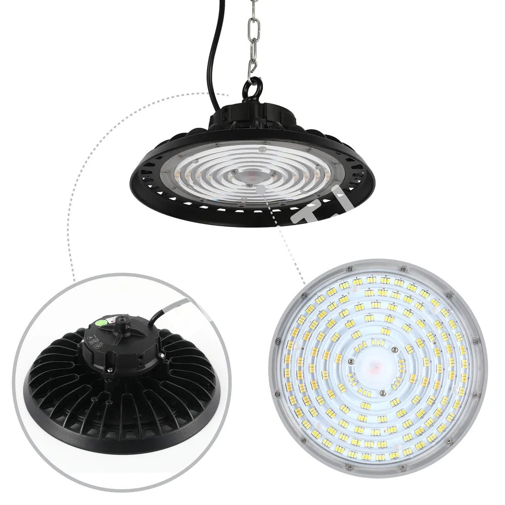 UFO Highbay 200 Вт 3000 К / 4000 К / 6000 К черный, 230-03051 26